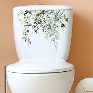 Наклейки на стіну Рослини, квіти, листя Самоклеючі Водонепроникні для туалету - Фото 1