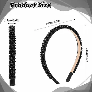 Обідок для волосся з кришталевими перлинами для дівчат synthetic.ua - Фото 1