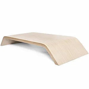 Подставка Тип Деревянная для телевизора/ноутбука/планшета в скандинавском стиле Светлый дуб (натуральное дерево) - Фото 1