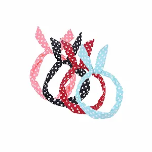 Пов'язка на голову в горошок - Фото 1