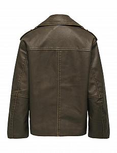 Куртка Байкерська ONLY Onlmontana Faux Leather Biker Cc OTW, жіноча synthetic.ua - Фото 1