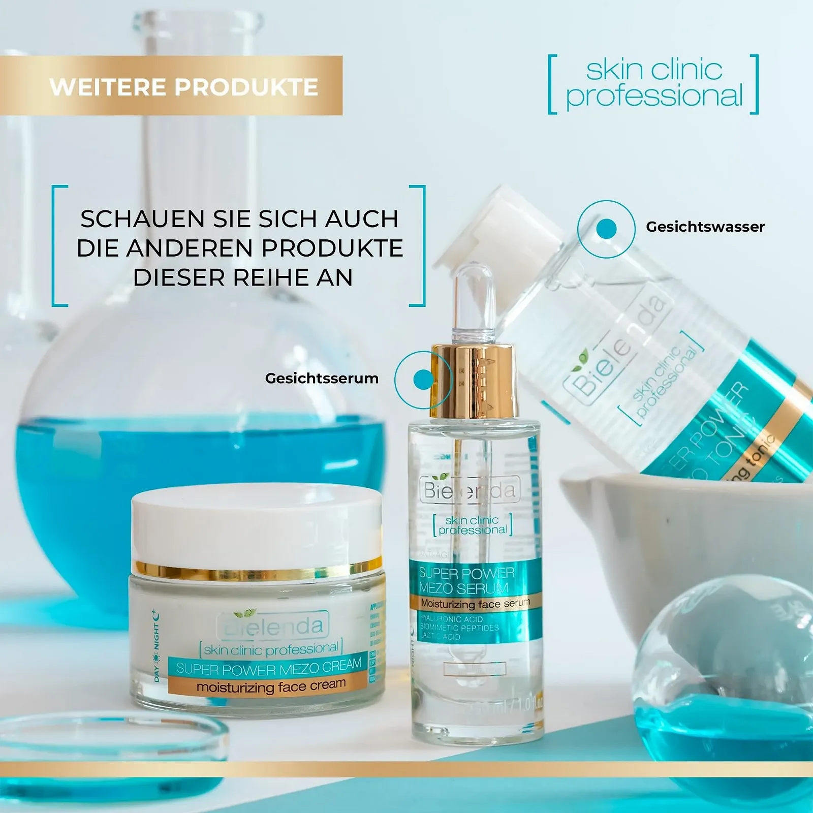 Крем для обличчя KIN CLINIC PROFESSIONAL Skin Clinic Professional SUPER MEZO Зволожувальний ANTI-AGE Денний/Нічний, фото №5 Крем для обличчя KIN CLINIC PROFESSIONAL Skin Clinic Professional SUPER MEZO Зволожувальний ANTI-AGE Денний/Нічний, фото №5
