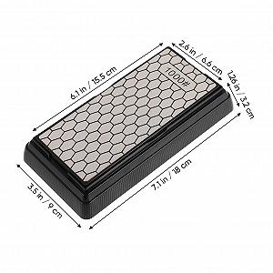 Алмазне точило для ножів Double-Sided 400/1000 Grit з підставкою synthetic.ua - Фото 1