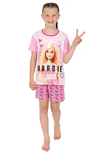 Піжамний набір Barbie Mattel Рожевий для дівчаток synthetic.ua - Фото 1