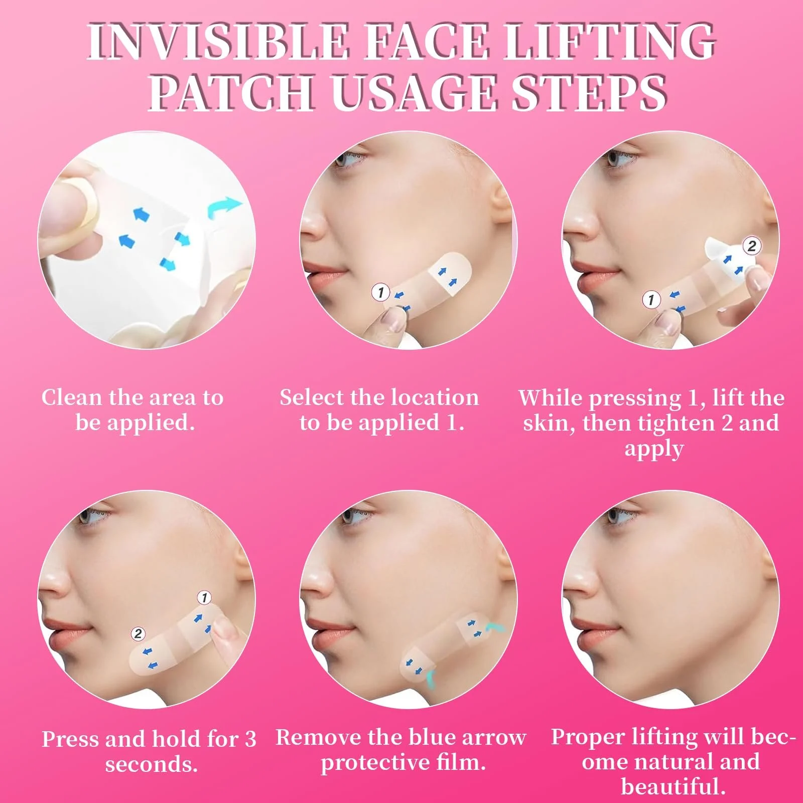 Ленты для подтяжки лица (160 шт.), фото №7