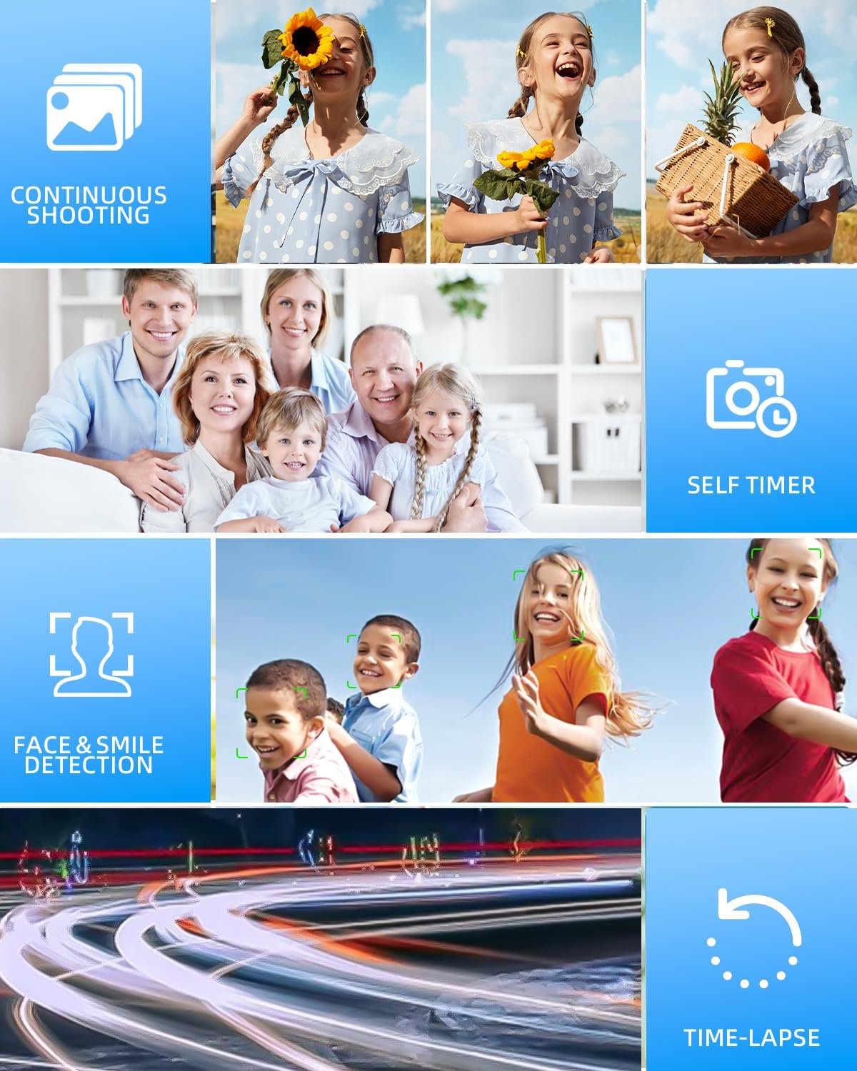 Цифрова камера UHD 4K 64 MP 18x Zoom AF Чорний, фото №4