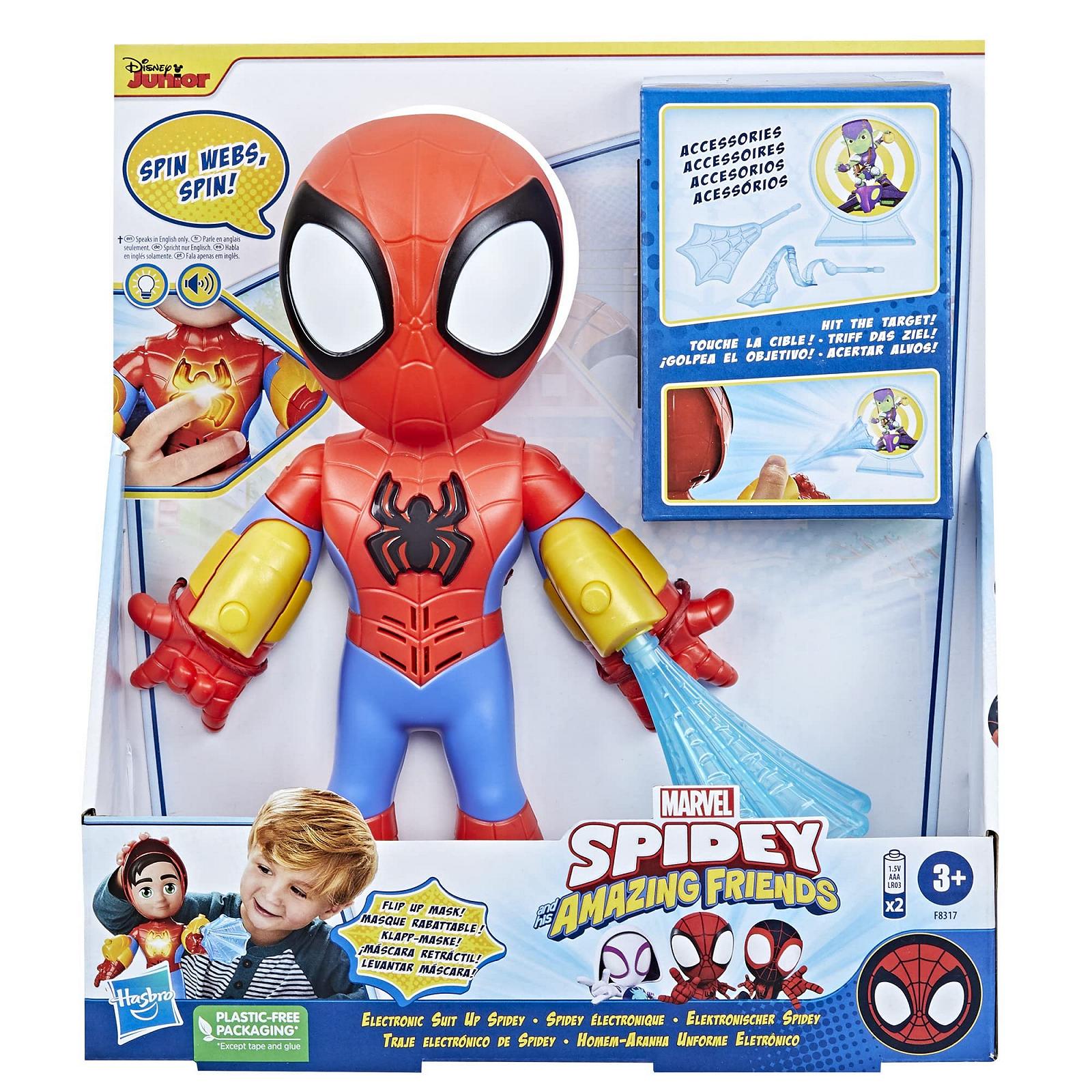 Фігурка електронна Marvel Spidey and his Amazing Friends Спайді, 25 см, фото №2