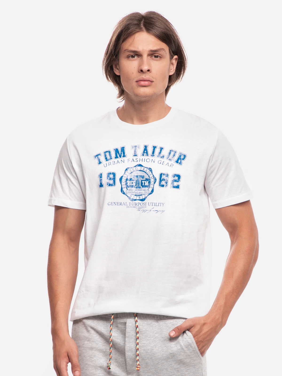 Футболка 1008637-20000 Tom Tailor Білий M, фото №1