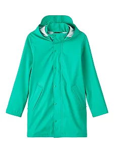 Детская дождевая куртка NAME IT Nkndry Rain Jacket Long 1fo Noos (унисекс) - Фото 1