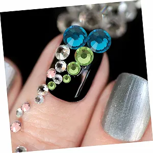 Стрази Healeved Плоскі Аксесуари для нігтів synthetic.ua - Фото 1