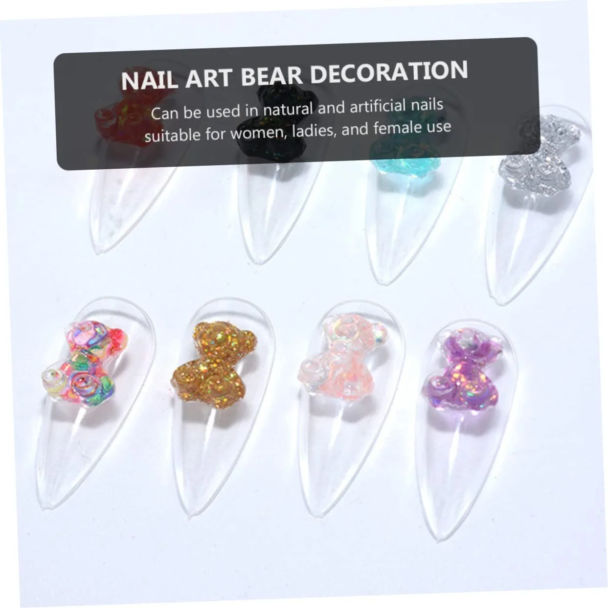 Украшение для ногтей Мишка Symphony 200 шт., фото №9