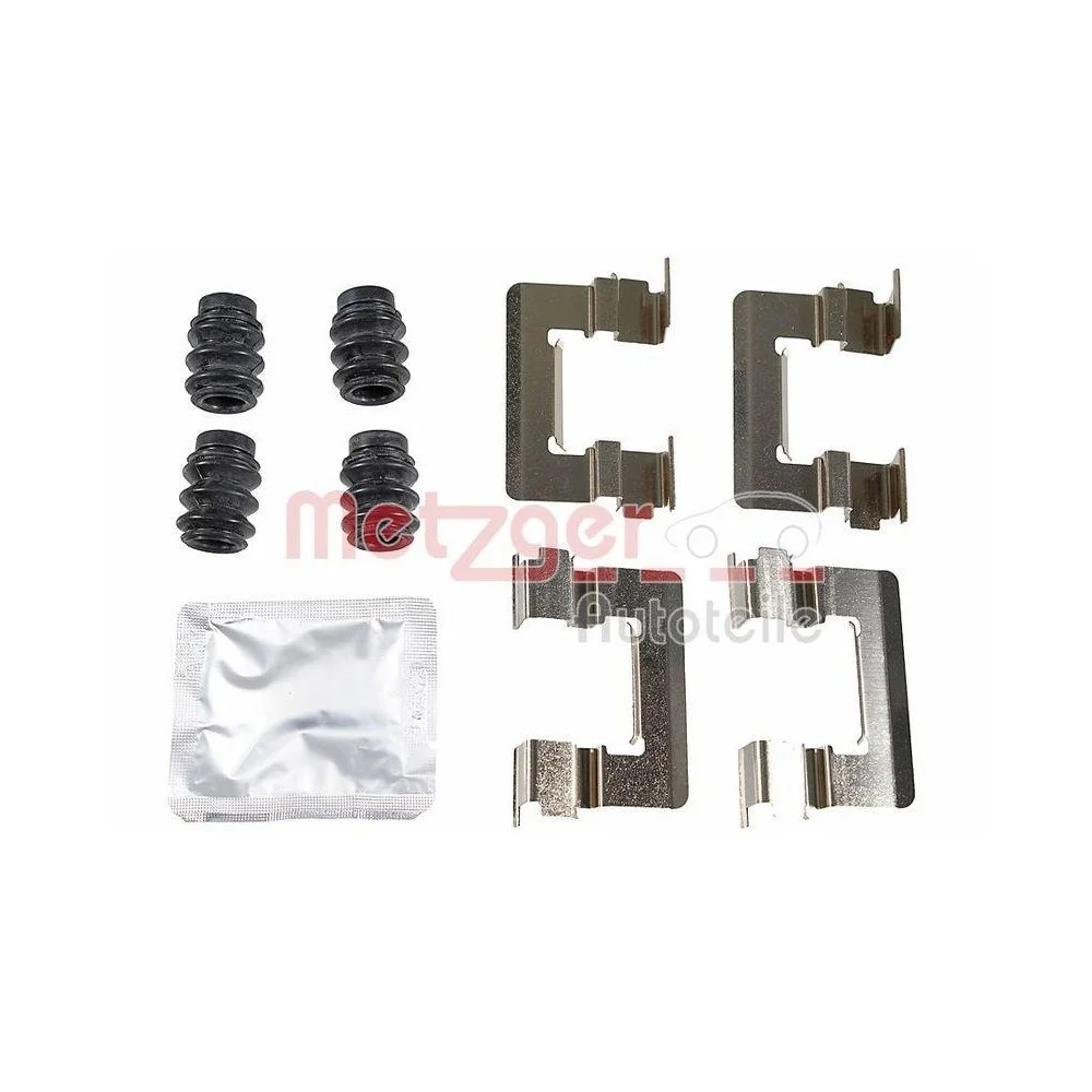 Комплект аксесуарів, гальмівні колодки METZGER 109-0164 GREENPARTS Передня вісь, фото №1