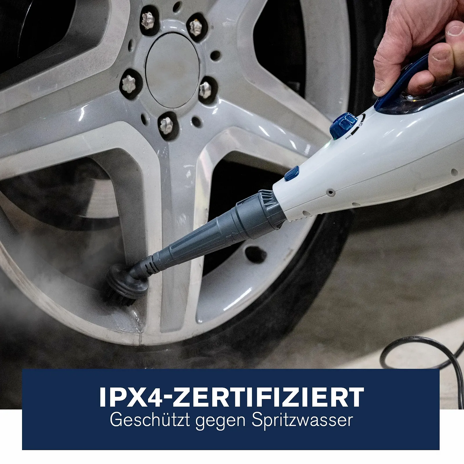 Парова швабра та ручний пароочисник Dirt Devil DD7004 1300 Вт 4 насадки, фото №9