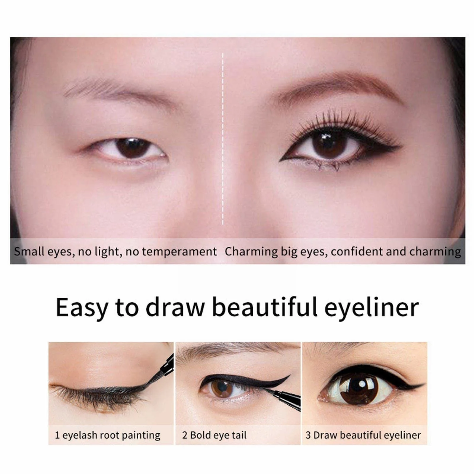 Матова Eyeliner Matte Eyeliner, фото №2 Матова Eyeliner Matte Eyeliner, фото №2