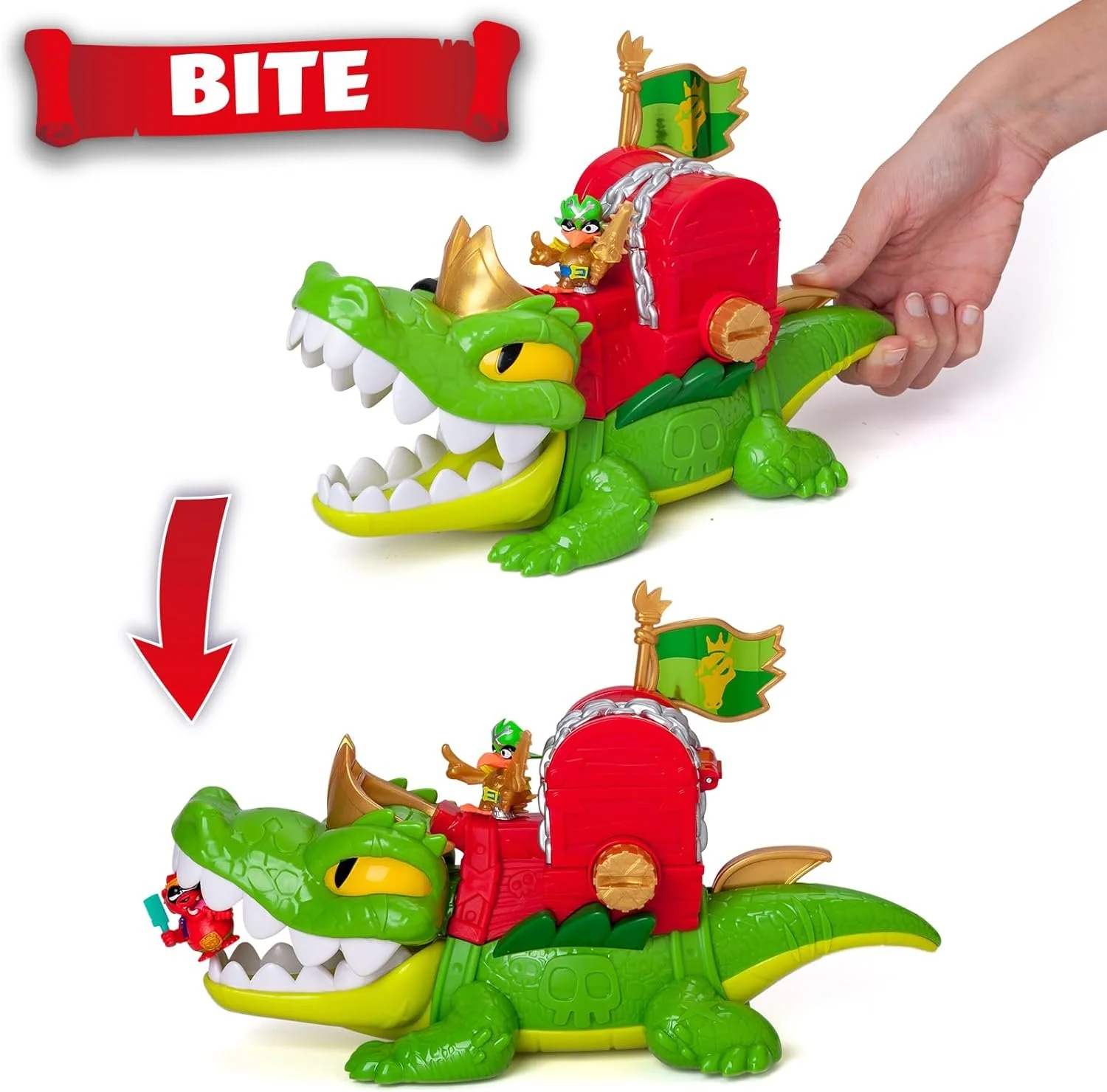 Набір Piratix Crazy Jungle Crocodile King Croc, фото №6 Набір Piratix Crazy Jungle Crocodile King Croc, фото №6