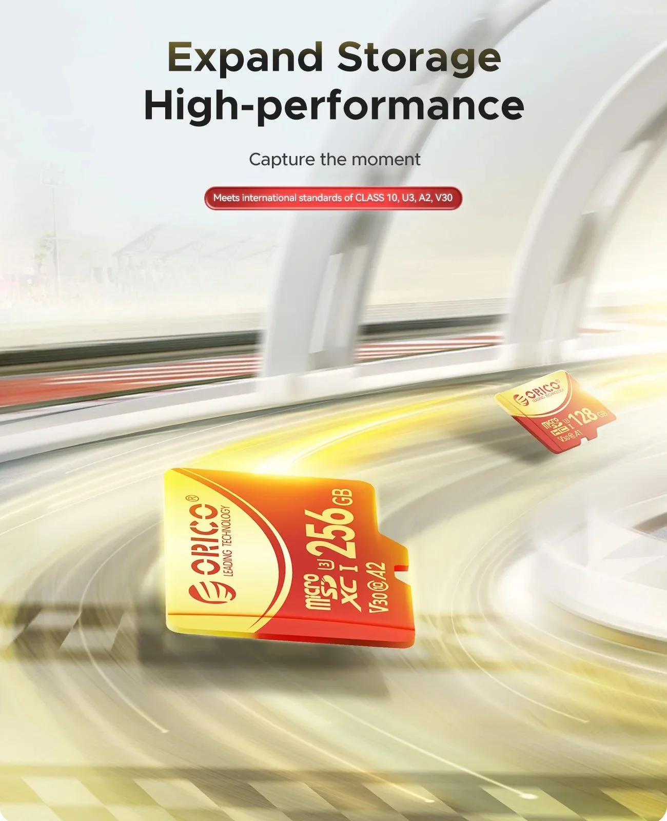 Карта пам'яті Orico 512Gb microSDXC UHS-I U3 V30 A2 4K, фото №3