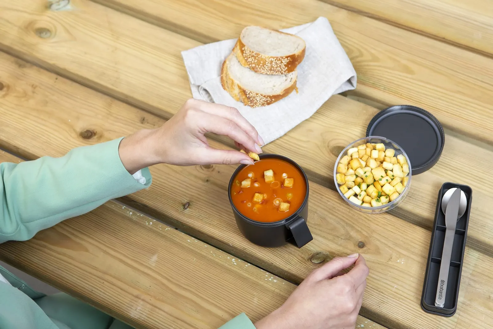 Набір столових приборів Make und Take 3 шт., фото №5 Набір столових приборів Make und Take 3 шт., фото №5