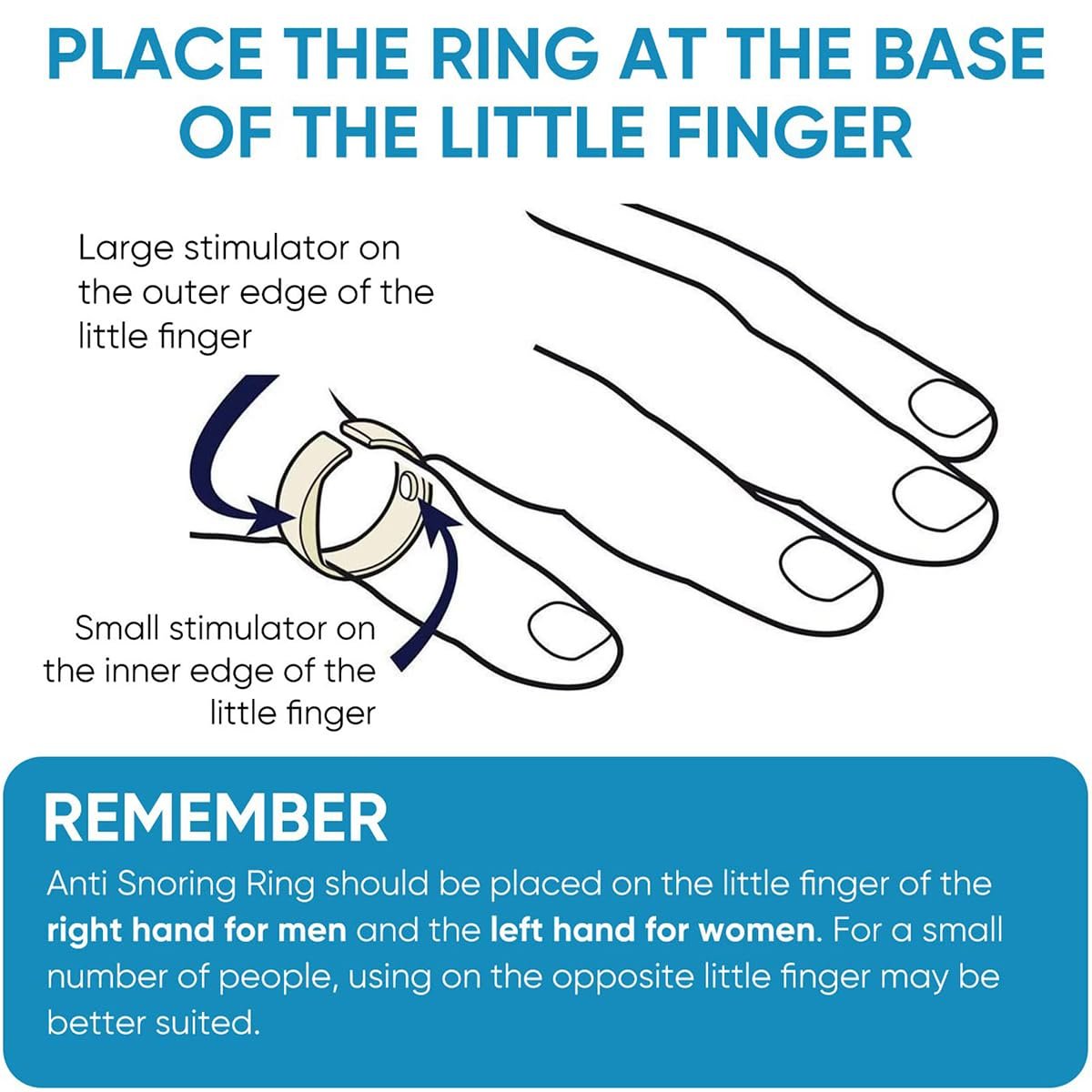 Кольцо против храпа Магнитное Универсальное, фото №3 Кольцо против храпа Магнитное Универсальное, фото №3