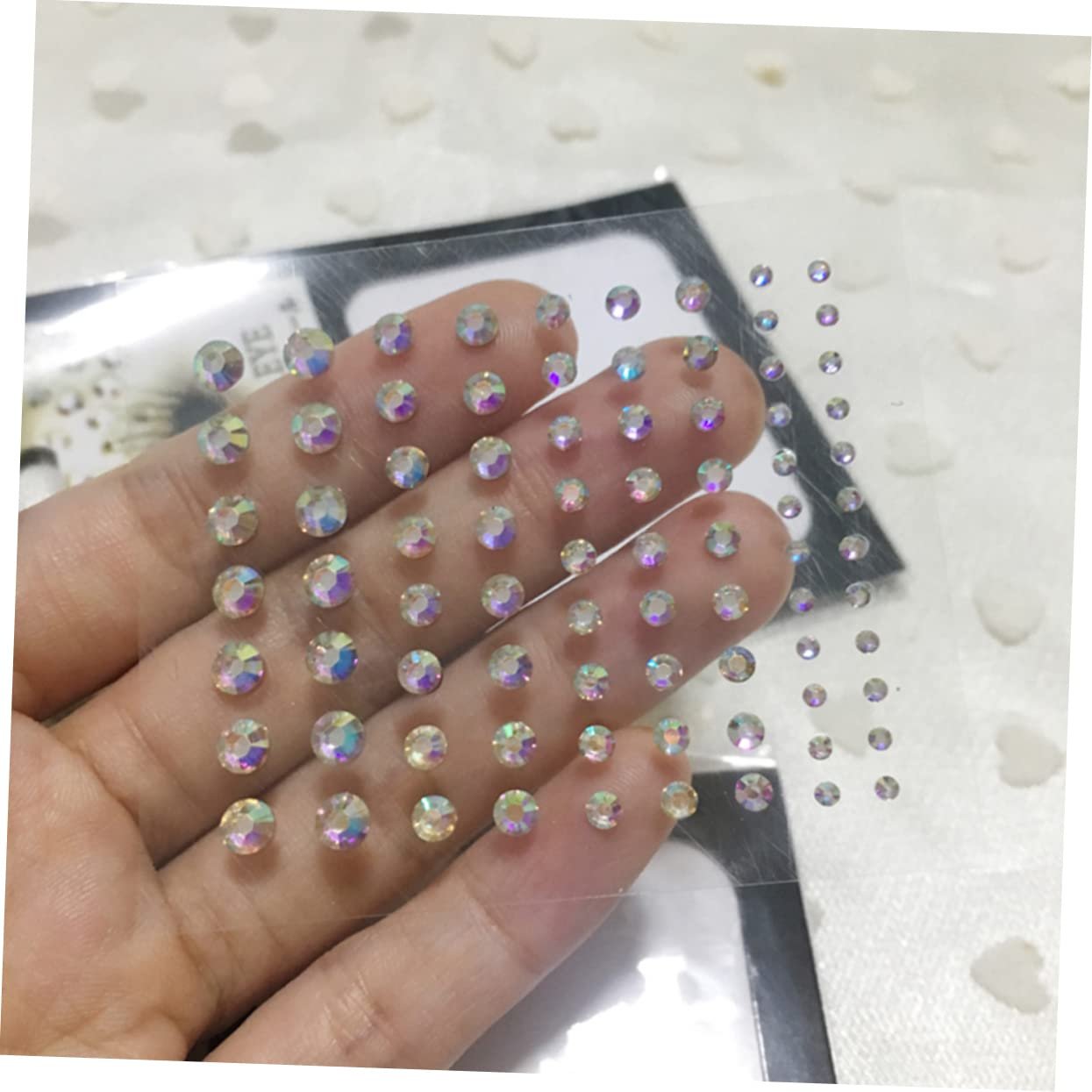 Стразы акриловые FRCOLOR 5 листов на клейкой основе для тела, глаз, лица, фото №8 Стразы акриловые FRCOLOR 5 листов на клейкой основе для тела, глаз, лица, фото №8