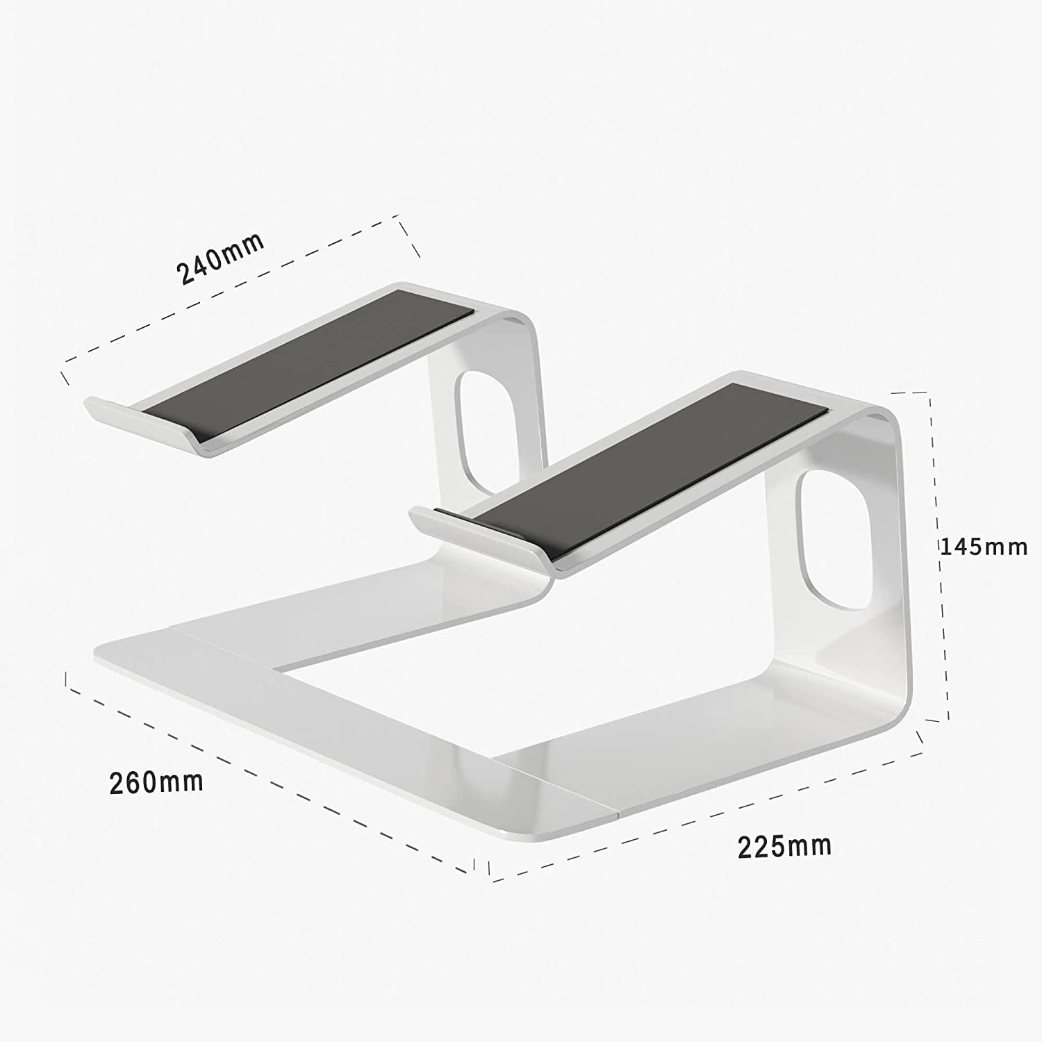 Подставка для ноутбука Honju Серебристый, фото №4 Подставка для ноутбука Honju Серебристый, фото №4