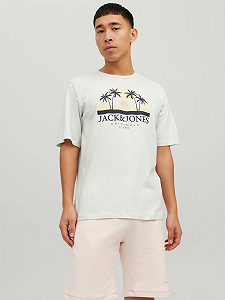 Футболка Jack&Jones SUMMER TEE SS CREW NECK 12235154 бледно-голубой фисташковый 2XL - Фото 1