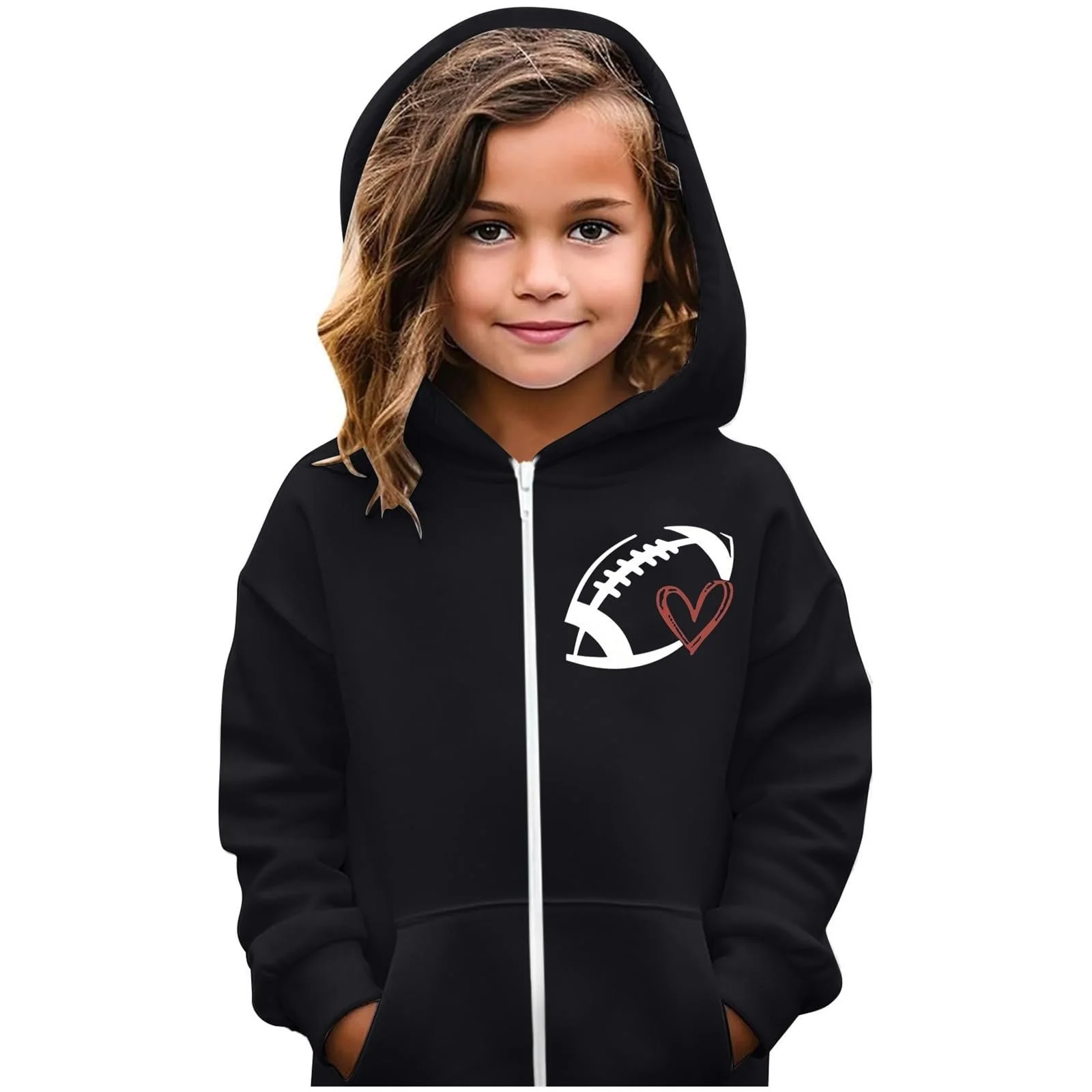 Худи для мальчиков Brief Gedruckt 134 - Детская толстовка с длинными рукавами, мягкая кофта на молнии с капюшоном и карманом, унисекс, фото №2