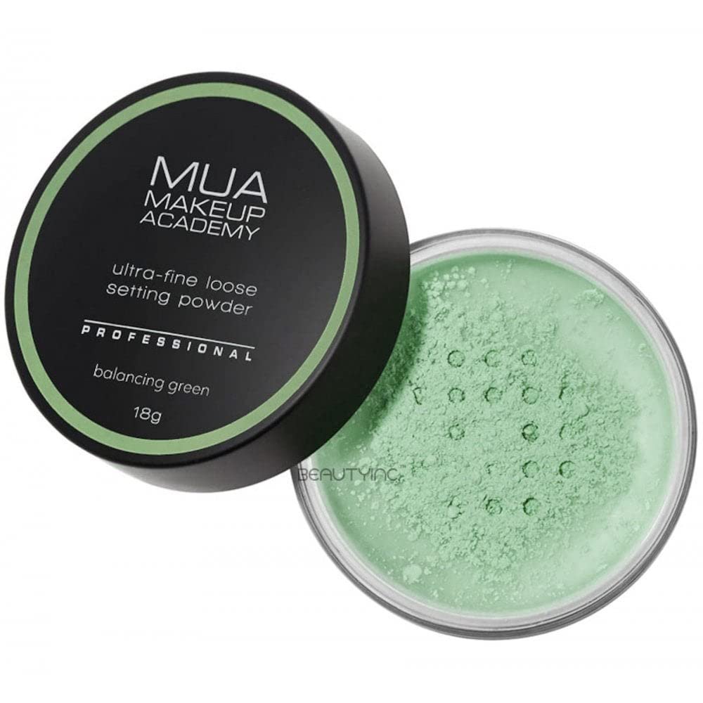 Пудра рассыпчатая MUA Ultra-Fine Loose Setting Balancing Green, фото №1