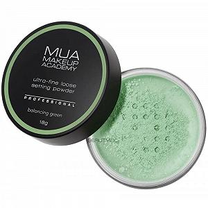Пудра рассыпчатая MUA Ultra-Fine Loose Setting Balancing Green - Фото 1
