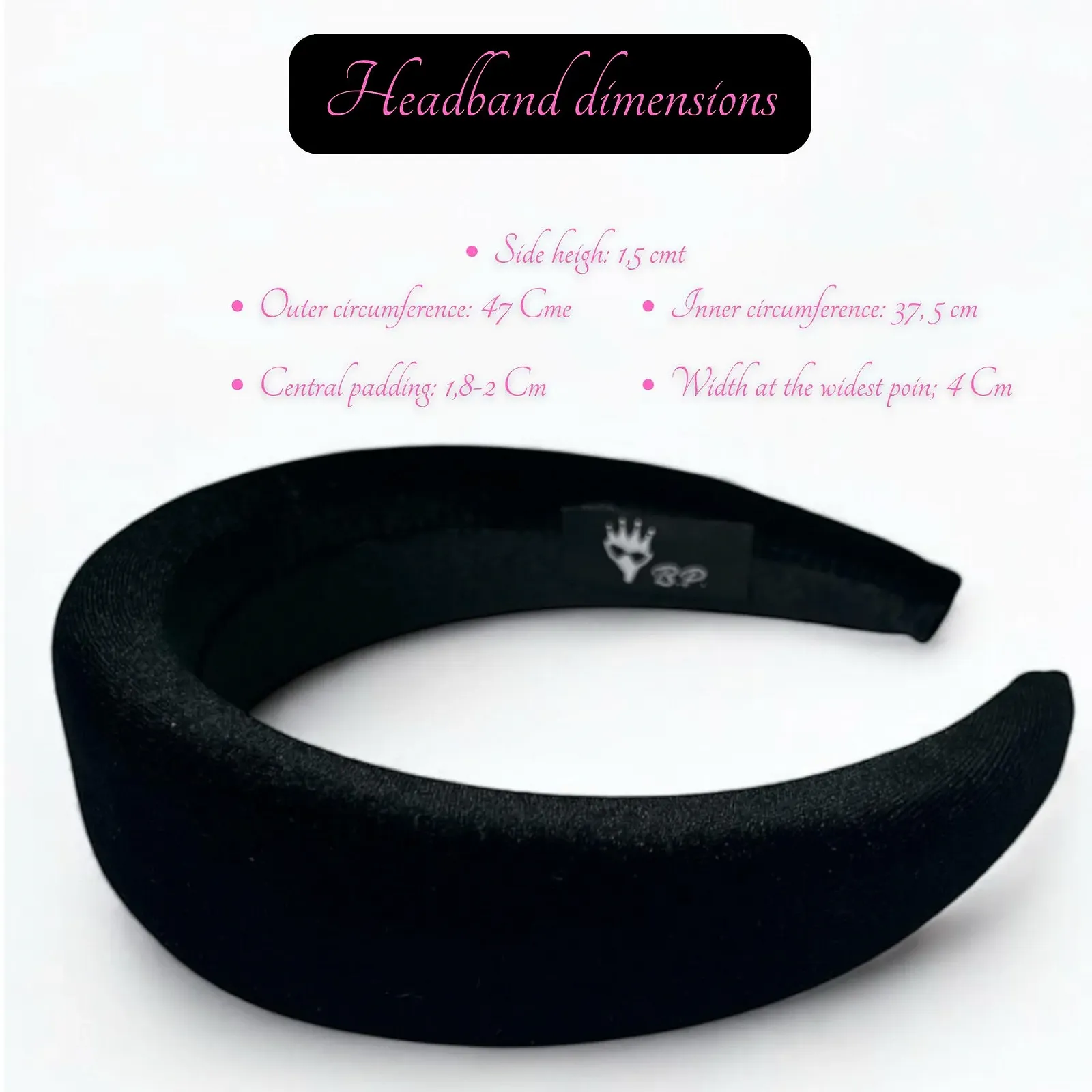 Обруч на голову Maxi Черный, фото №2 Обруч на голову Maxi Черный, фото №2