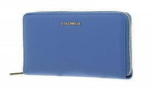 Кошелек Coccinelle Metallic Soft Кожа Grained Azul, лазурный, стандартный размер - Фото 1