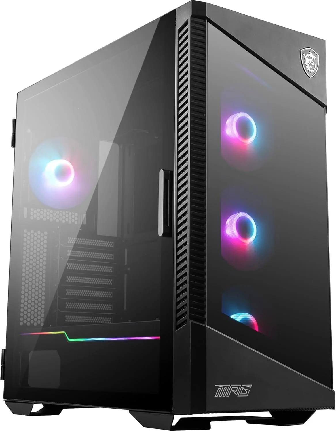 Корпус для ПК MSI MPG Velox 100R / без БЖ / Чорний, фото №1