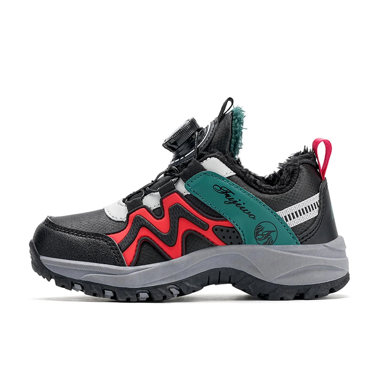 Дитячі зимові Кросівки для хлопчиків і дівчаток, водонепроникні, утеплені, трекінгові, нековзні, для пішого туризму, розмір 30-40, фото №4