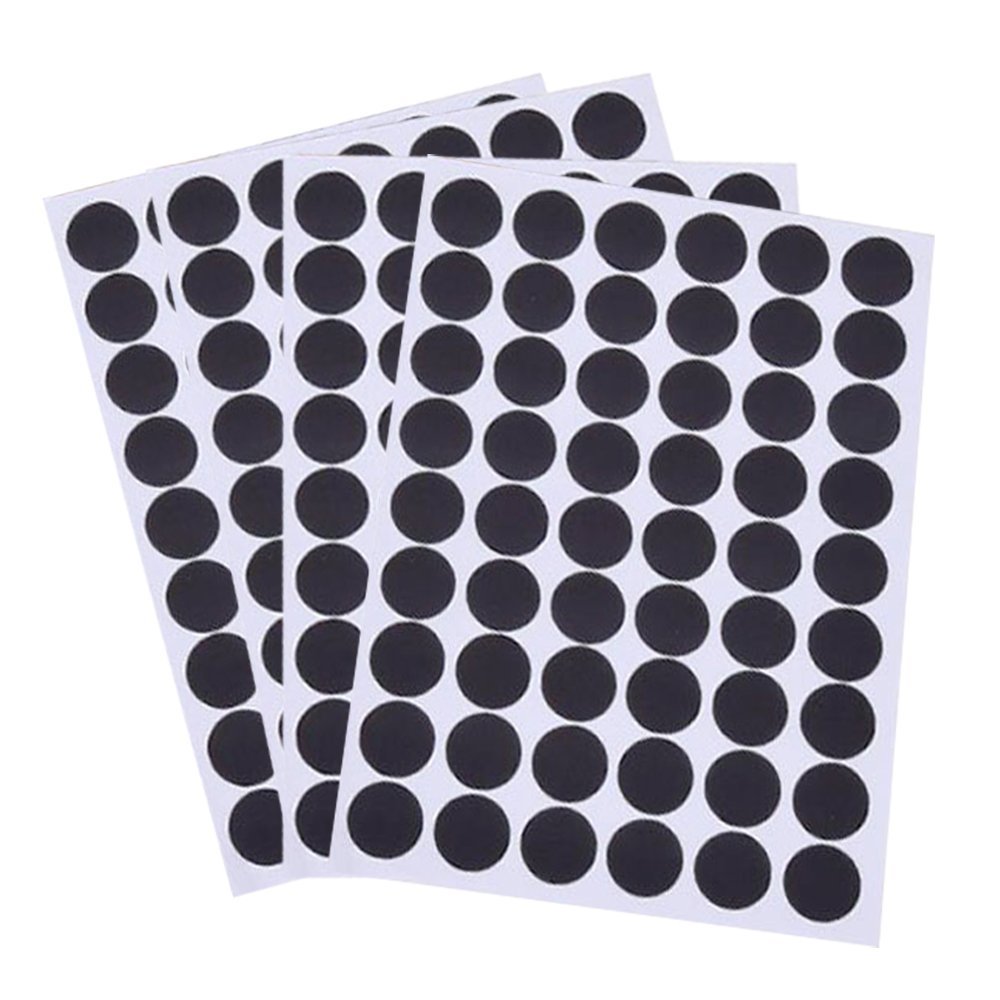 Наклейки на стіну Polka Dot Вінілові Кола 1.2 дюйма 216 шт. Чорні, фото №2