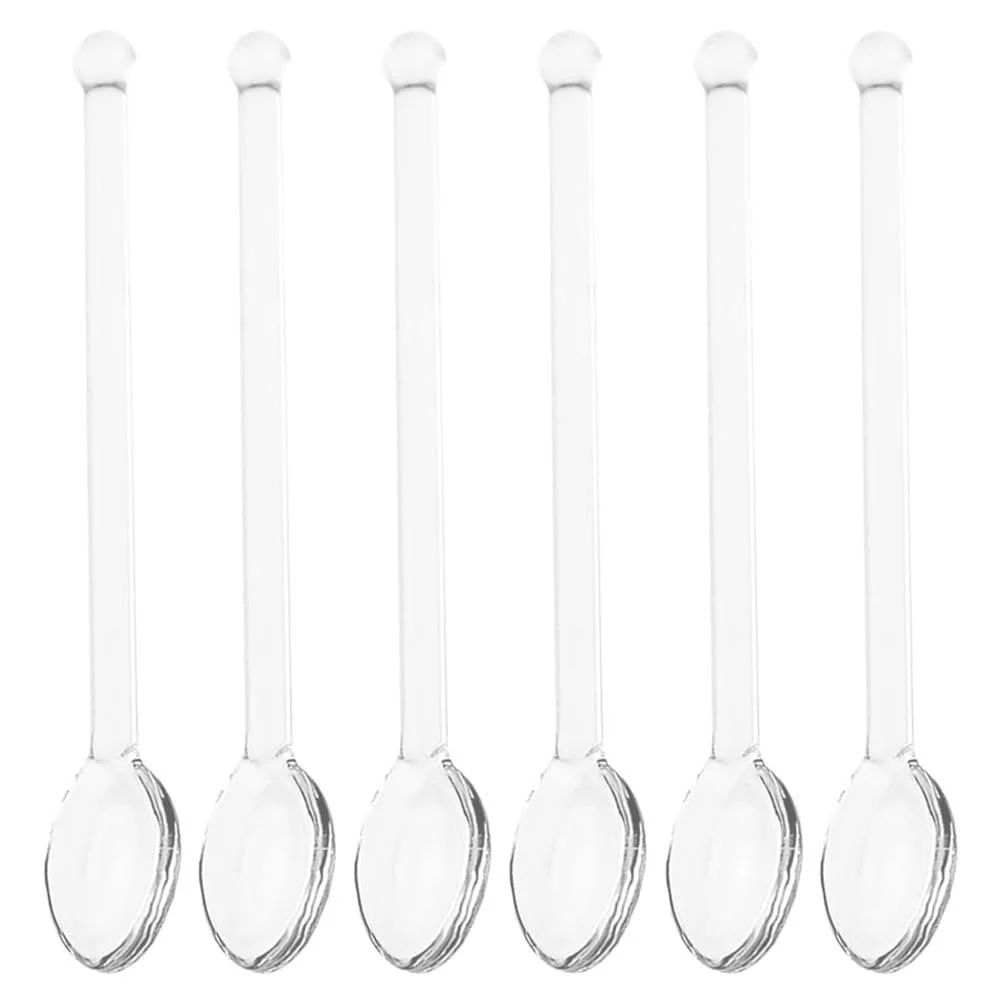 Ложка для змішування Скляна Abaodam Прозора для чаю, фото №1 Ложка для змішування Скляна Abaodam Прозора для чаю, фото №1