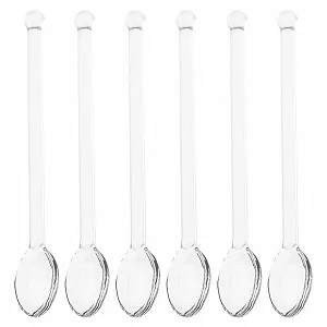 Ложка для змішування Скляна Abaodam Прозора для чаю - Фото 1