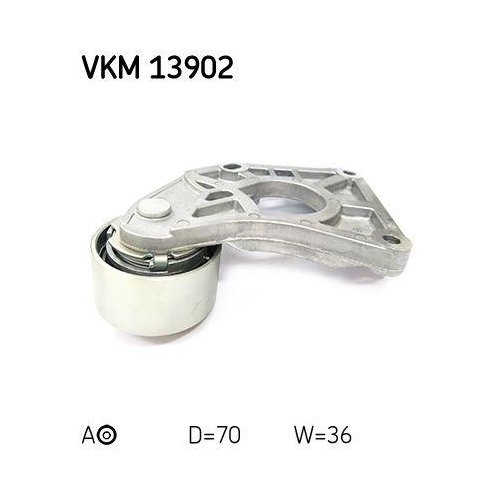 Ролик натяжителя ремня ГРМ SKF VKM 13902, фото №2