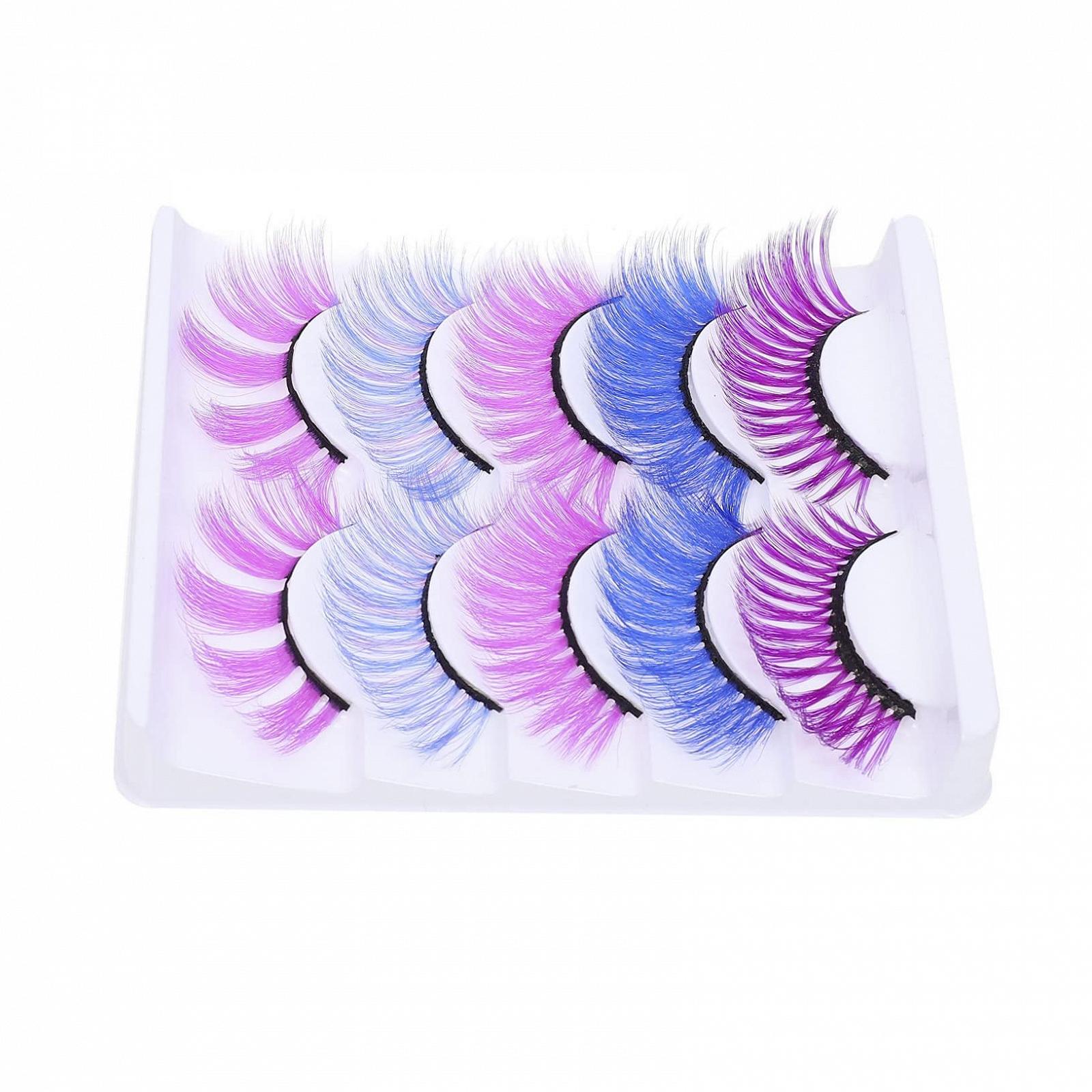 20 пар Кольорові 3D Гнучкі Самоклеючі Штучні Вії Party-wimpern Одежа М'які Мадемуазель Імітація Від, фото №6 20 пар Кольорові 3D Гнучкі Самоклеючі Штучні Вії Party-wimpern Одежа М'які Мадемуазель Імітація Від, фото №6