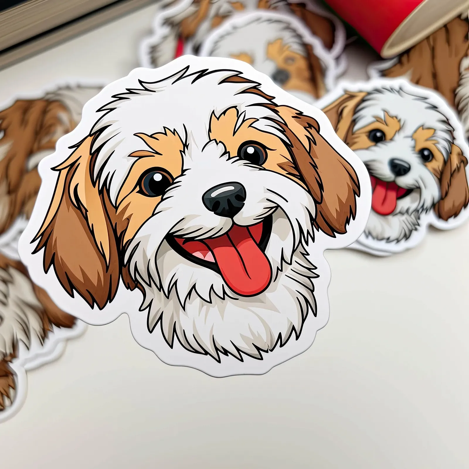 Наклейки Персоналізовані з логотипом або фото Водонепроникні 3–15 см 100 шт., фото №5