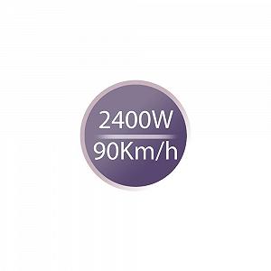Фен Remington Pro-Air Turbo D5220, 2400 Вт, керамическое турмалиновое кольцо, насадка для укладки, диффузор, черный synthetic.ua - Фото 1