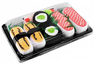 Носки Rainbow Socks Sushi Socks Box Tamago Cucumber Salmon - 3 пары - Фото 1