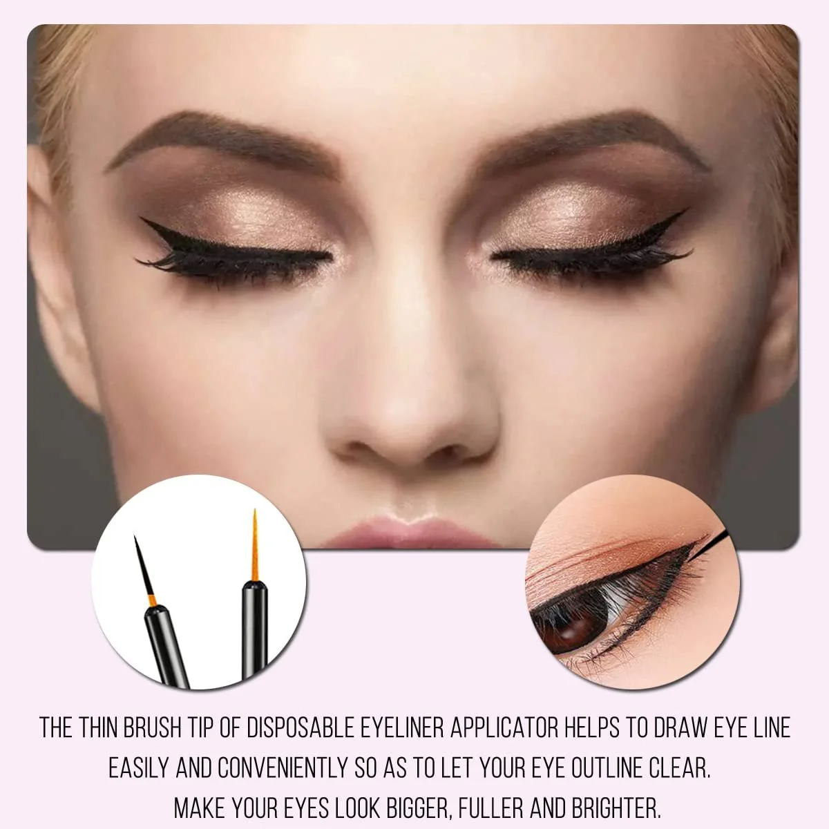 Щіточки для підводки очей KINGMAS Одноразові 100 шт., фото №4 Щіточки для підводки очей KINGMAS Одноразові 100 шт., фото №4