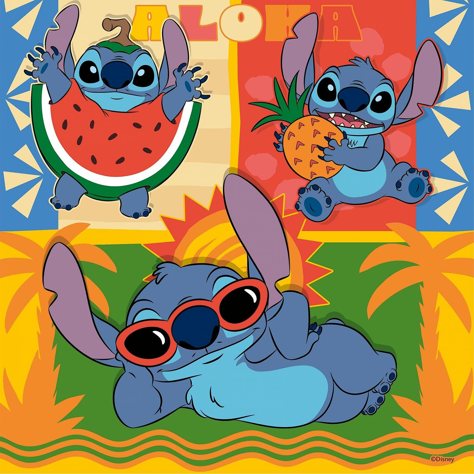 Пазл Ravensburger 12004114 Disney Stitch 3 x 49 элементов, фото №7 Пазл Ravensburger 12004114 Disney Stitch 3 x 49 элементов, фото №7