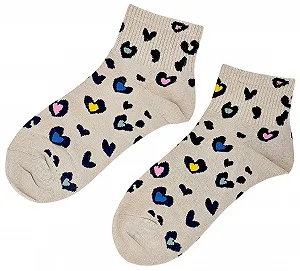 Носки styleBREAKER с леопардовым узором, Размер 39-42 synthetic.ua - Фото 1