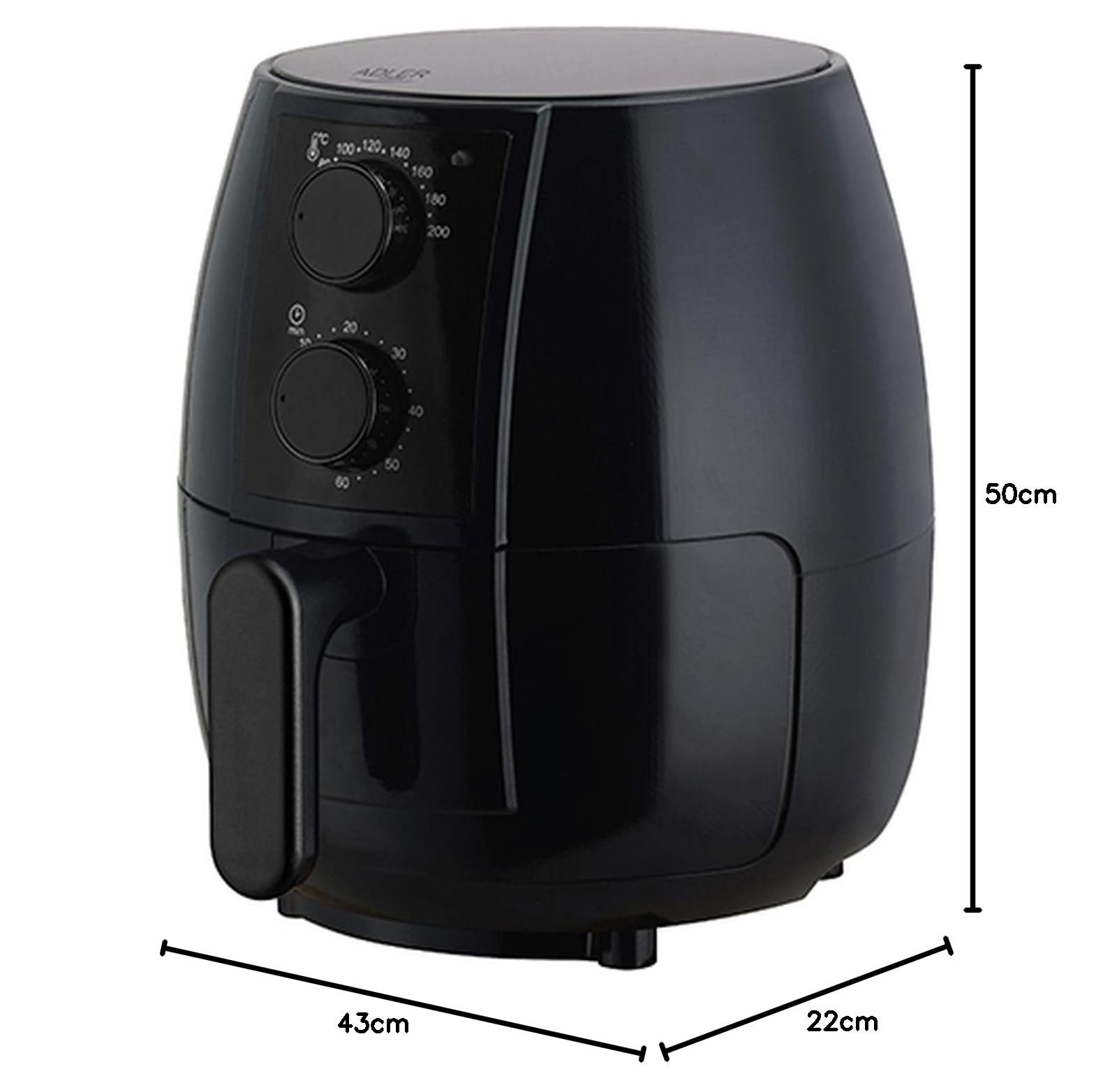 Мультипечь Adler 2.5 л 80-200℃ Конвекционная, фото №7 Мультипечь Adler 2.5 л 80-200℃ Конвекционная, фото №7