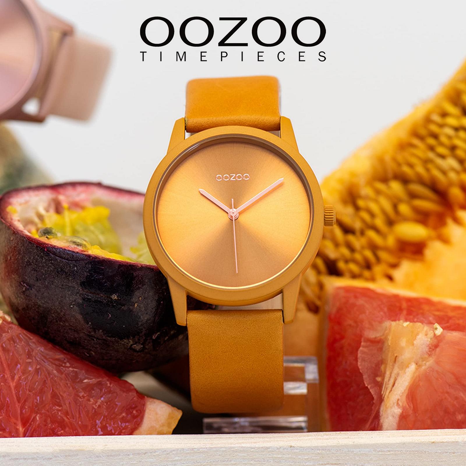 Часы Oozoo Timepieces Женские Аналоговые Оранжевый, фото №3