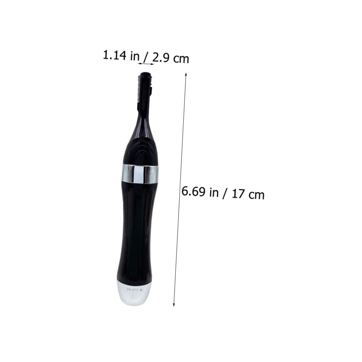 Набор FOMIYES Hair Removal Instruments 2 шт. Триммер для бровей AA батарейки, нержавеющая сталь Триммер для бороды электрический, моющийся, фото №4