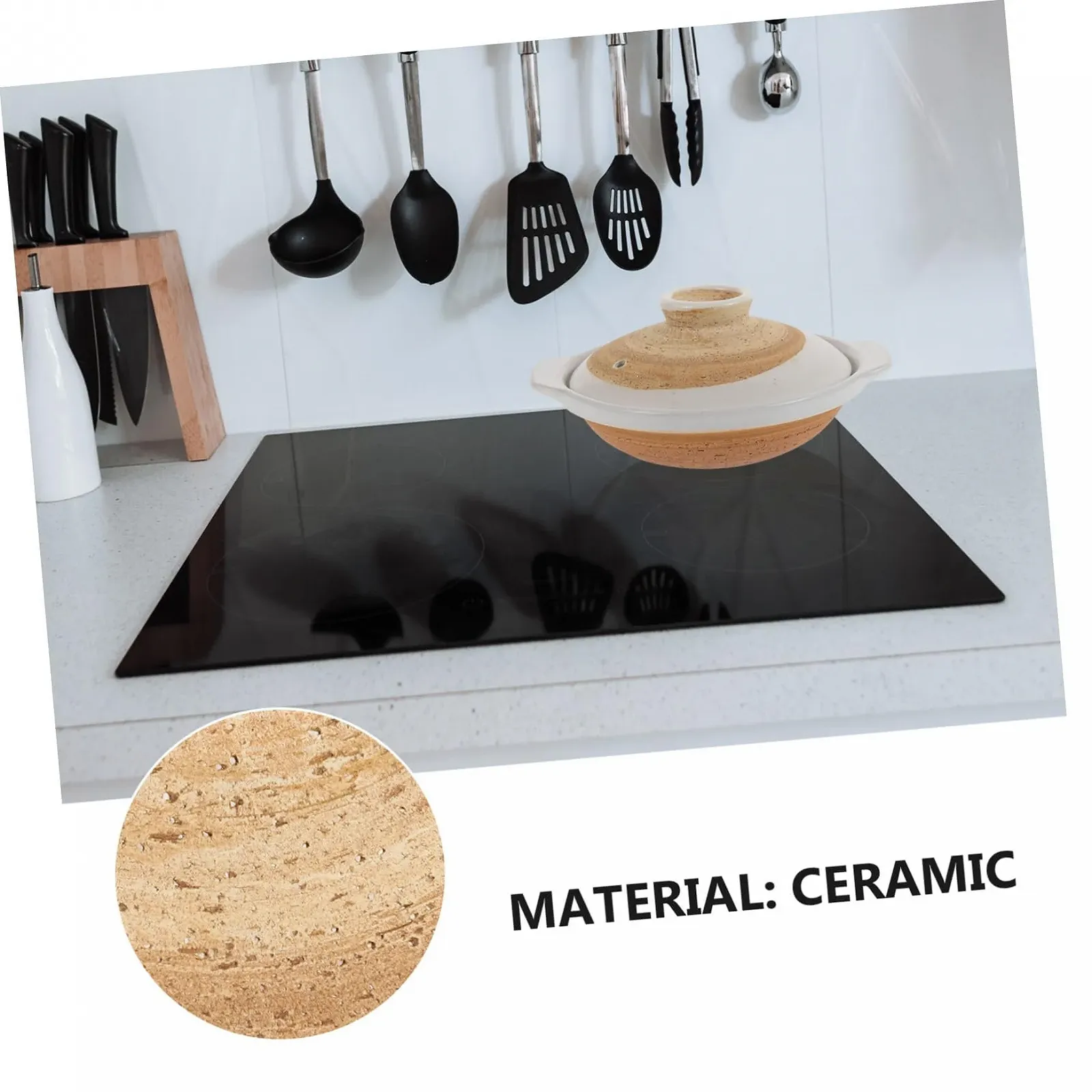 Горшок для тушения Abaodam керамический с крышкой энергосберегающий., фото №5 Горшок для тушения Abaodam керамический с крышкой энергосберегающий., фото №5