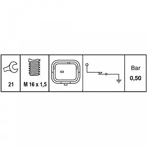 Датчик тиску масла HELLA 6ZL 009 600-041 для BMW CITROËN FIAT FORD LANCIA MAZDA DS ціна на synthetic.ua - Фото 1 Датчик тиску масла HELLA 6ZL 009 600-041 для BMW CITROËN FIAT FORD LANCIA MAZDA DS synthetic.ua - Фото 1
