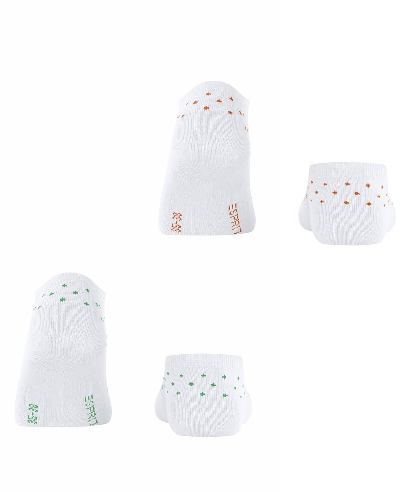Носки ESPRIT Fine Dot 2-Pack Женские носки для кроссовок, дышащие, из органического хлопка, с усилением, прочные, приятные для кожи, в горошек, мультипак 2 пары, фото №2