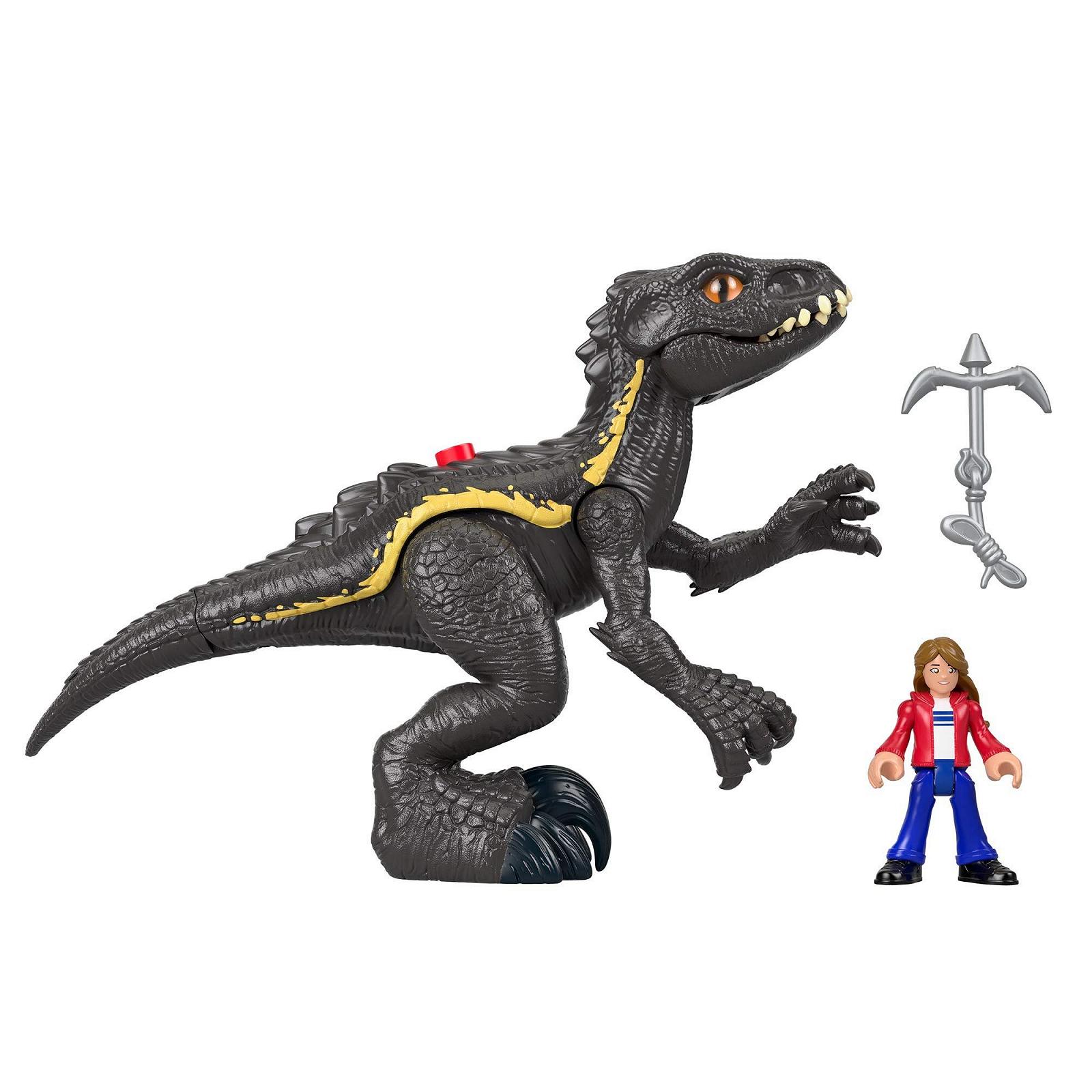 Фигурка Fisher-Price Imaginext Jurassic World Индораптор и Мэйси, фото №4